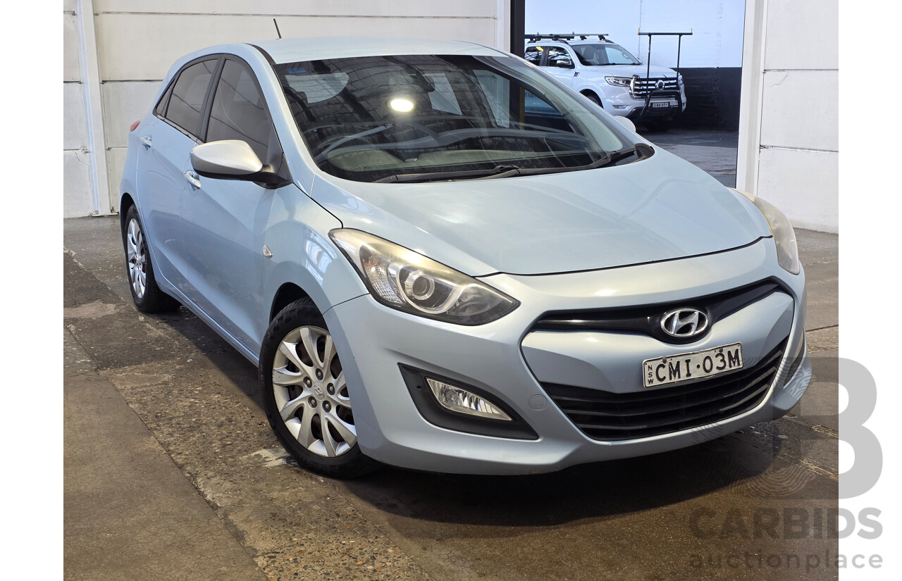 12/2012 Hyundai I30 Active FWD GD 5d Hatchback Blue 1.8L