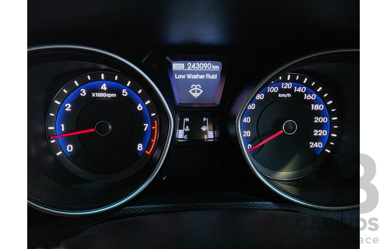 12/2012 Hyundai I30 Active FWD GD 5d Hatchback Blue 1.8L