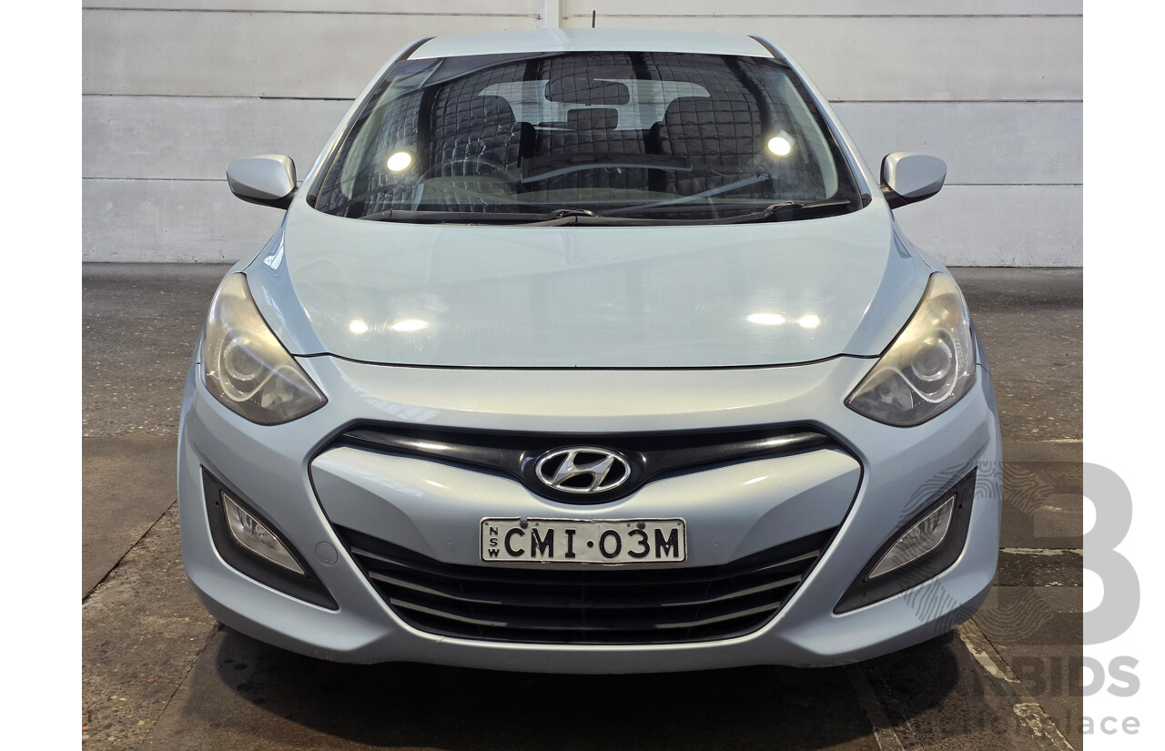 12/2012 Hyundai I30 Active FWD GD 5d Hatchback Blue 1.8L