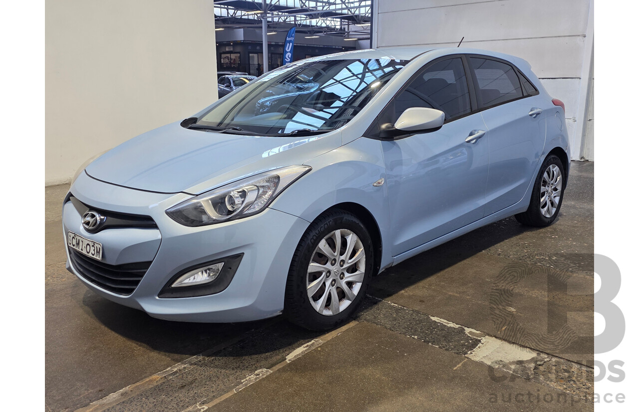 12/2012 Hyundai I30 Active FWD GD 5d Hatchback Blue 1.8L
