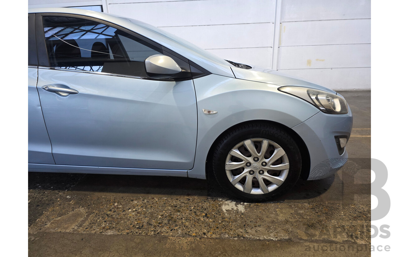 12/2012 Hyundai I30 Active FWD GD 5d Hatchback Blue 1.8L