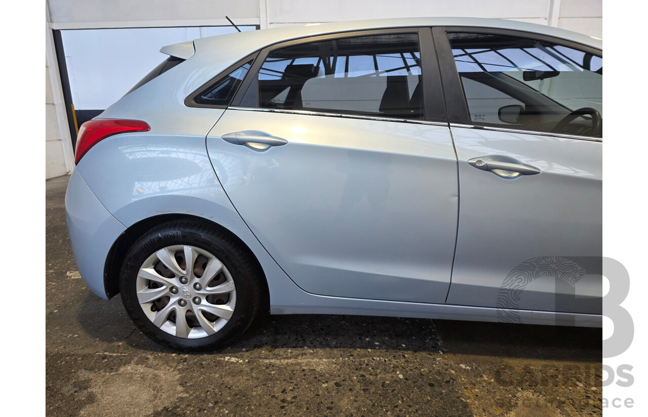 12/2012 Hyundai I30 Active FWD GD 5d Hatchback Blue 1.8L