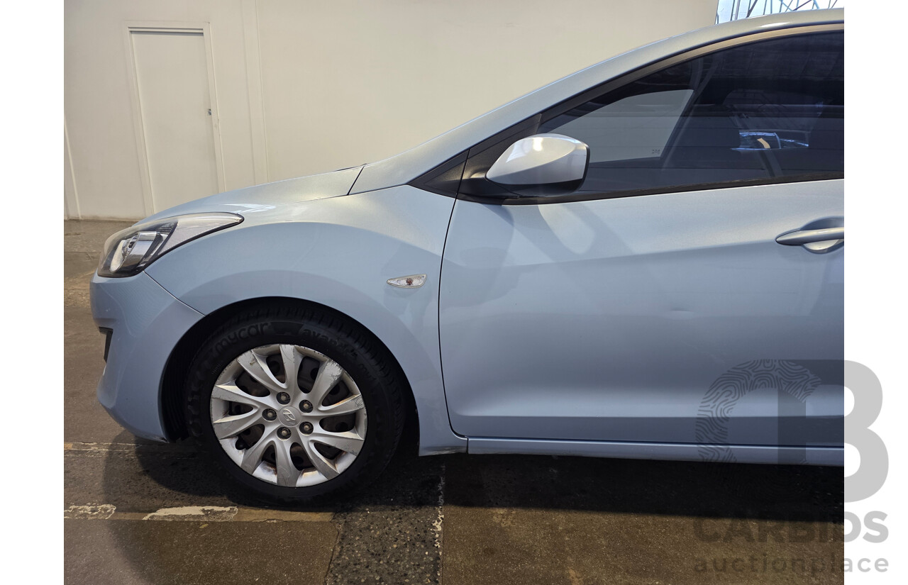 12/2012 Hyundai I30 Active FWD GD 5d Hatchback Blue 1.8L