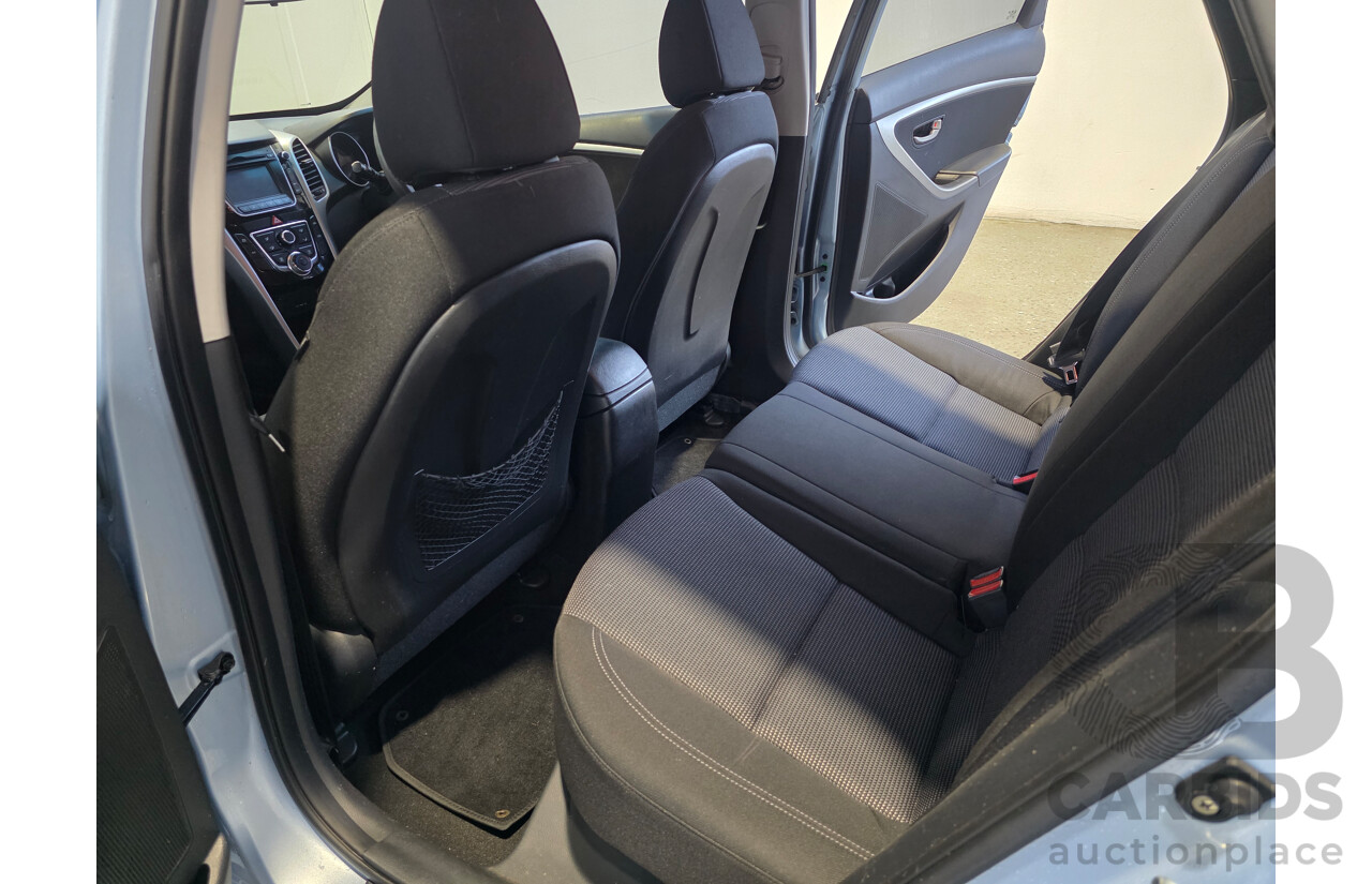 12/2012 Hyundai I30 Active FWD GD 5d Hatchback Blue 1.8L