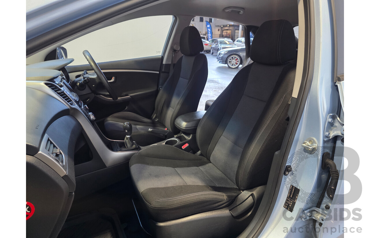 12/2012 Hyundai I30 Active FWD GD 5d Hatchback Blue 1.8L