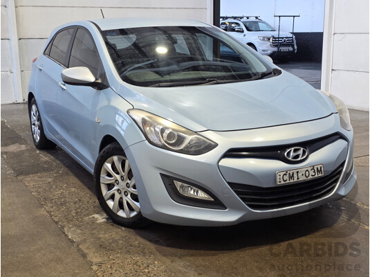 12/2012 Hyundai I30 Active FWD GD 5d Hatchback Blue 1.8L