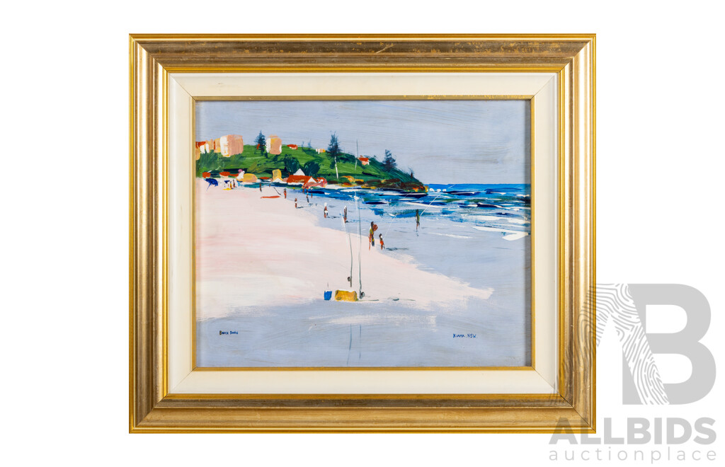 Bruce Davis (20th Century, Australian), Kiama, NSW, Original Oil on Board, 61H x 71W cm (frame)