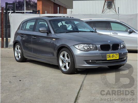 06/2010 BMW 120i E87 MY09 5d Hatchback Grey 2.0L