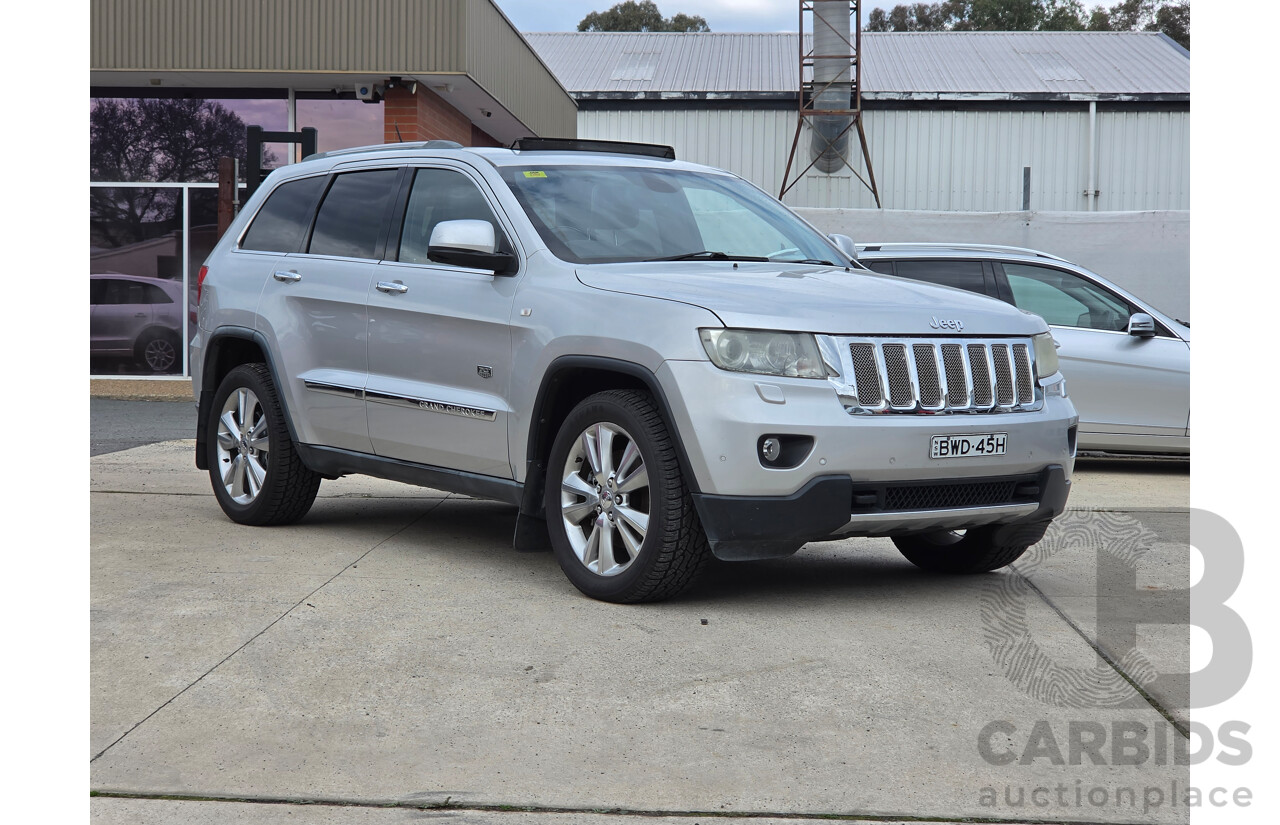 05/2011 Jeep Grand Cherokee Limited 70TH Anniversary (4x4) WK 4d Wagon Silver 3.6L