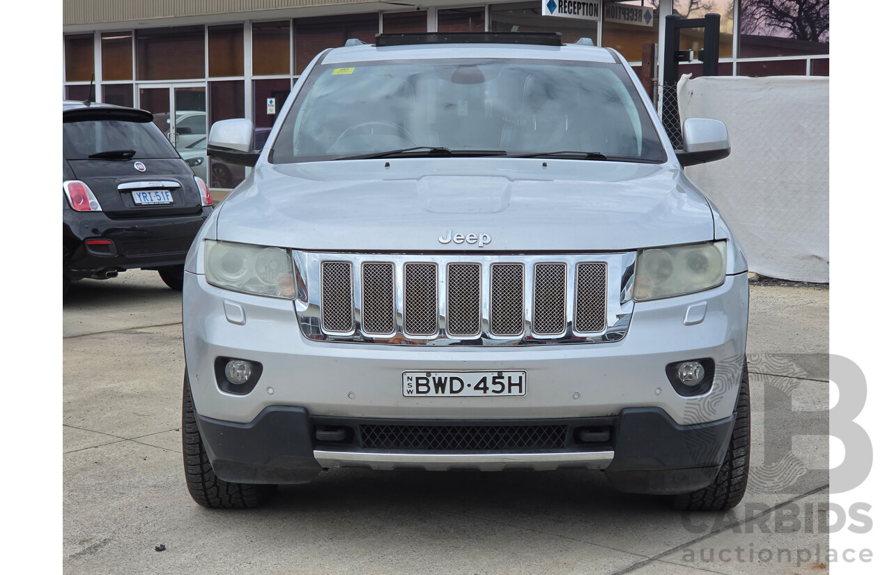 05/2011 Jeep Grand Cherokee Limited 70TH Anniversary (4x4) WK 4d Wagon Silver 3.6L