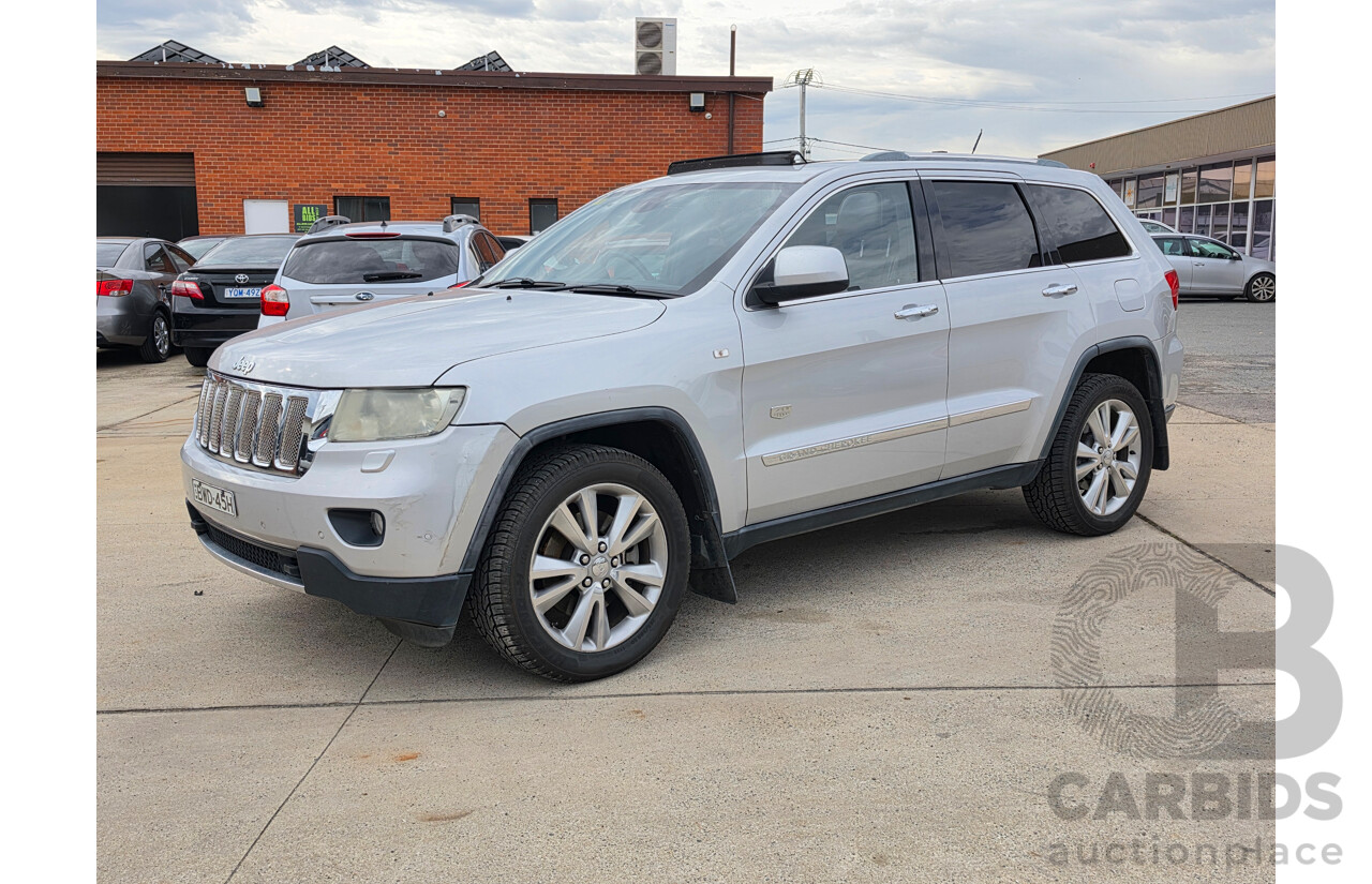 05/2011 Jeep Grand Cherokee Limited 70TH Anniversary (4x4) WK 4d Wagon Silver 3.6L