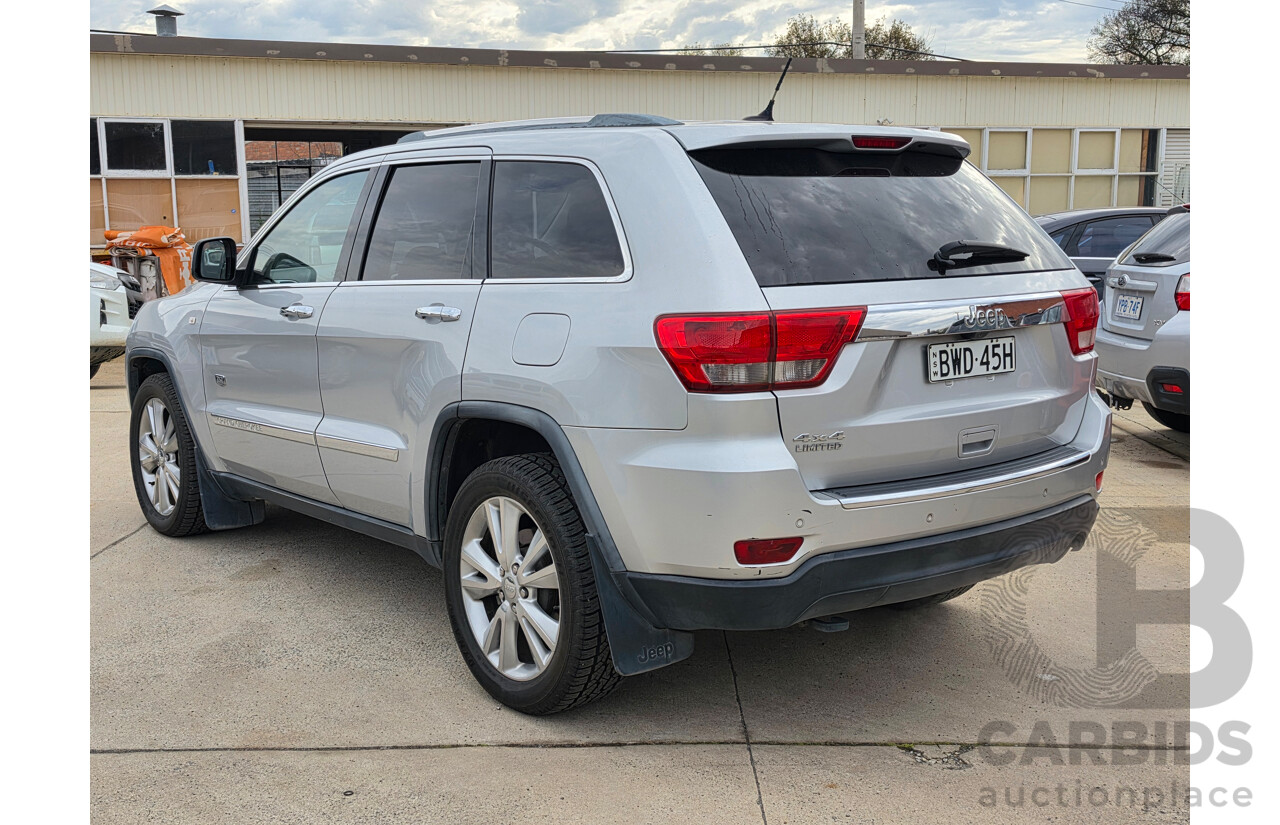 05/2011 Jeep Grand Cherokee Limited 70TH Anniversary (4x4) WK 4d Wagon Silver 3.6L