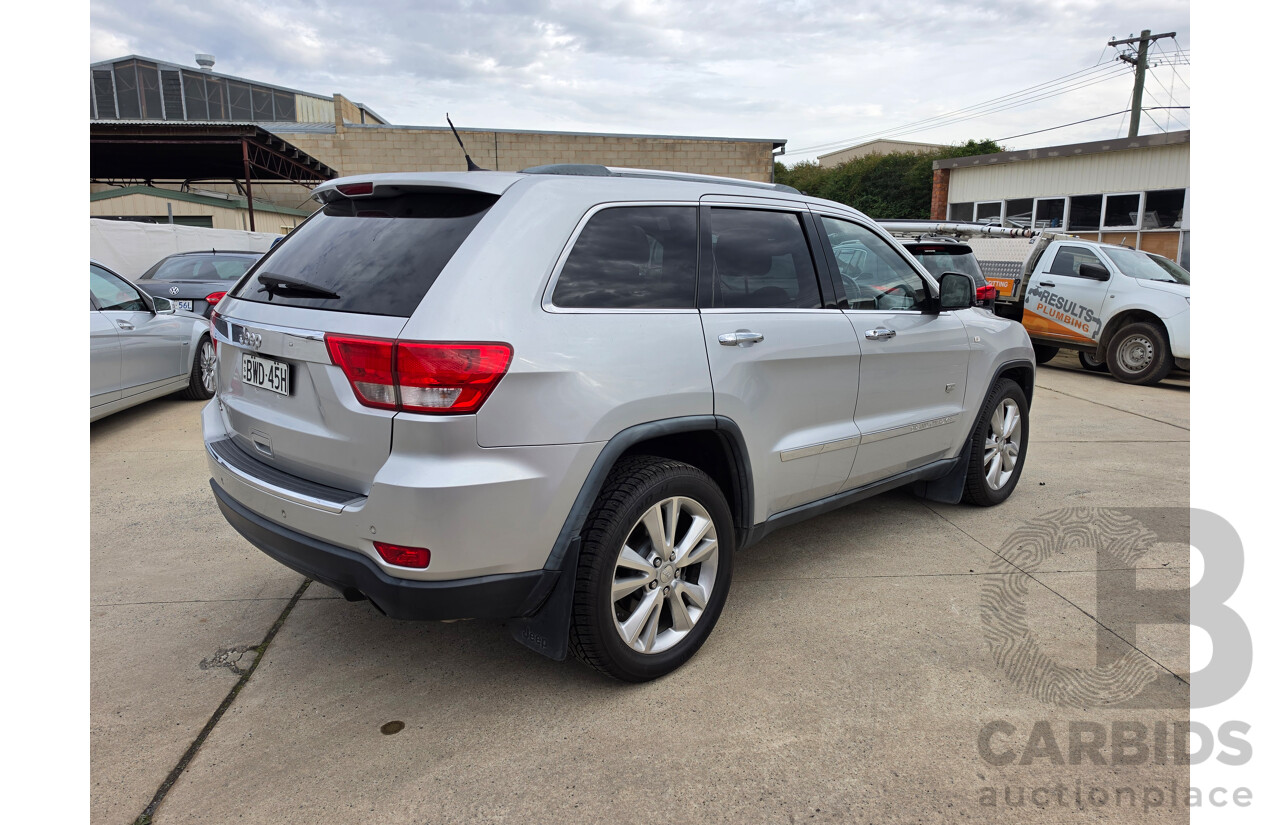 05/2011 Jeep Grand Cherokee Limited 70TH Anniversary (4x4) WK 4d Wagon Silver 3.6L