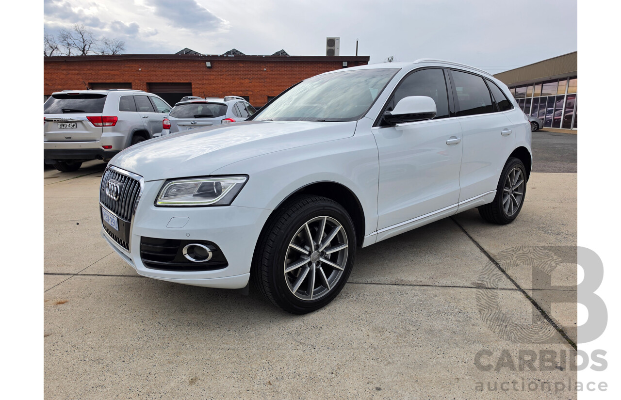10/2016 Audi Q5 2.0 TDI QUATTRO (AWD) 8R MY17 4D Wagon Glacier White Turbo Diesel 2.0L