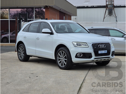 10/2016 Audi Q5 2.0 TDI QUATTRO (AWD) 8R MY17 4D Wagon Glacier White Turbo Diesel 2.0L
