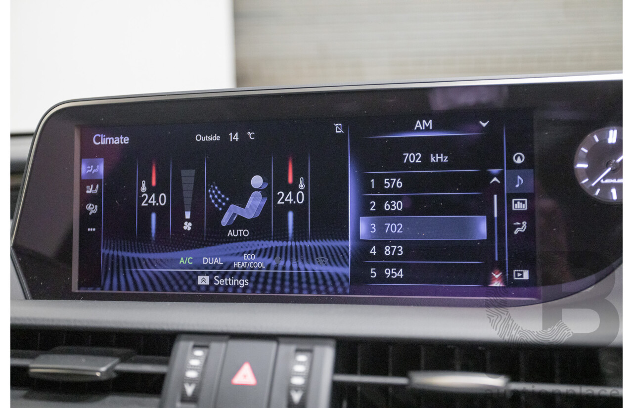 01/2020 Lexus ES300H Luxury + Enhancement Pack (Hybrid) AXZH10R 4D Sedan Mercury Grey Mica 2.5L