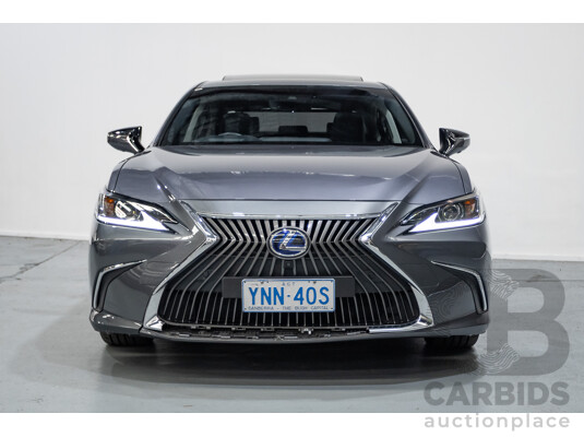 01/2020 Lexus ES300H Luxury + Enhancement Pack (Hybrid) AXZH10R 4D Sedan Mercury Grey Mica 2.5L