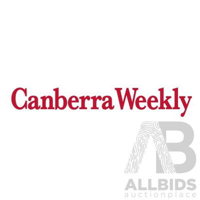 Canberra Weekly Advertising Package  Valued at $2,500