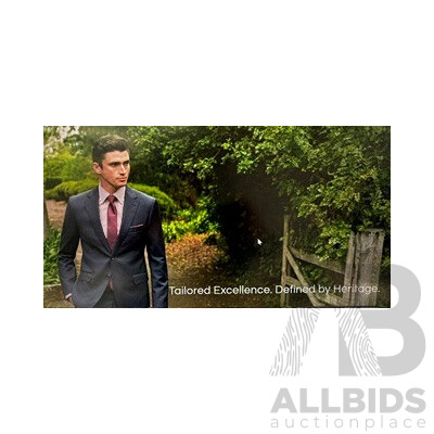 Custom Made Suit - Valued at $1,299