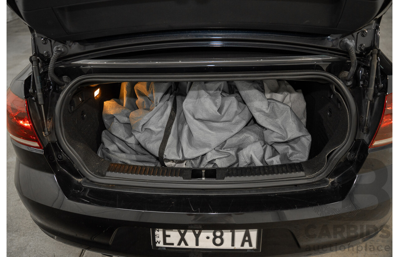 05/2012 Volkswagen Golf 118 TSI FWD 1C 2D Cabriolet Black Turbo Supercharged 1.4L