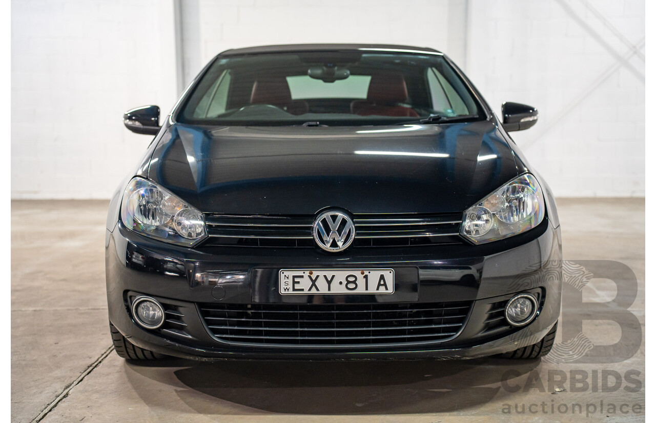 05/2012 Volkswagen Golf 118 TSI FWD 1C 2D Cabriolet Black Turbo Supercharged 1.4L