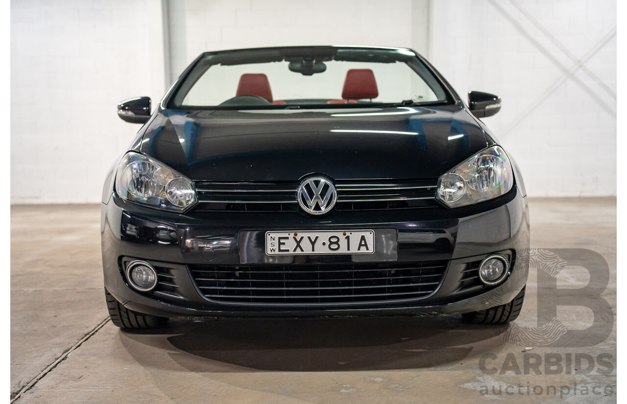 05/2012 Volkswagen Golf 118 TSI FWD 1C 2D Cabriolet Black Turbo Supercharged 1.4L