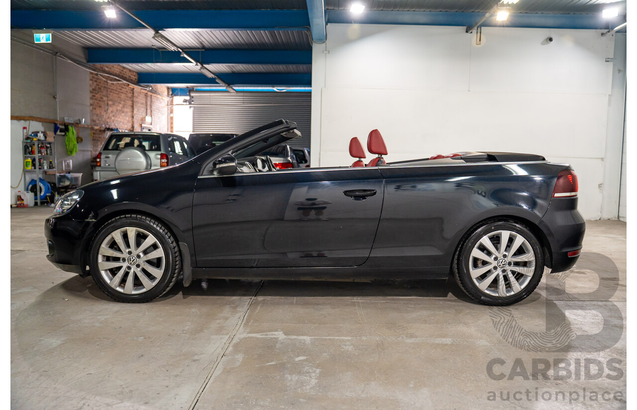 05/2012 Volkswagen Golf 118 TSI FWD 1C 2D Cabriolet Black Turbo Supercharged 1.4L