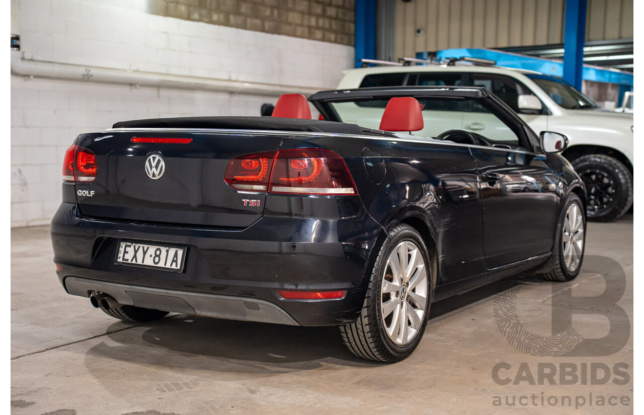 05/2012 Volkswagen Golf 118 TSI FWD 1C 2D Cabriolet Black Turbo Supercharged 1.4L