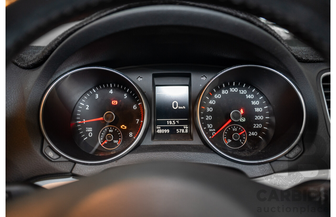 05/2012 Volkswagen Golf 118 TSI FWD 1C 2D Cabriolet Black Turbo Supercharged 1.4L