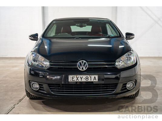05/2012 Volkswagen Golf 118 TSI FWD 1C 2D Cabriolet Black Turbo Supercharged 1.4L