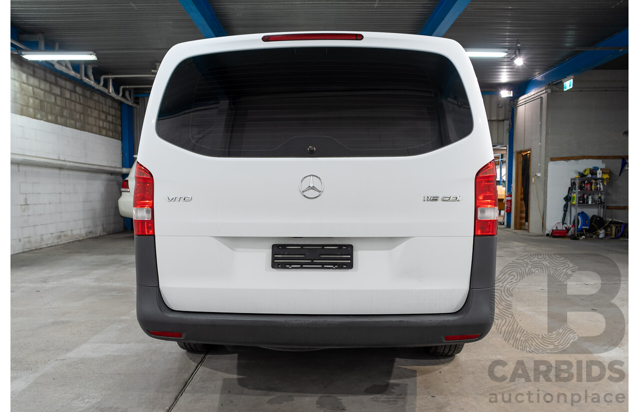3/2017 Mercedes-Benz Vito 116 BLUETEC LWB 447 4d Van White 2.1L