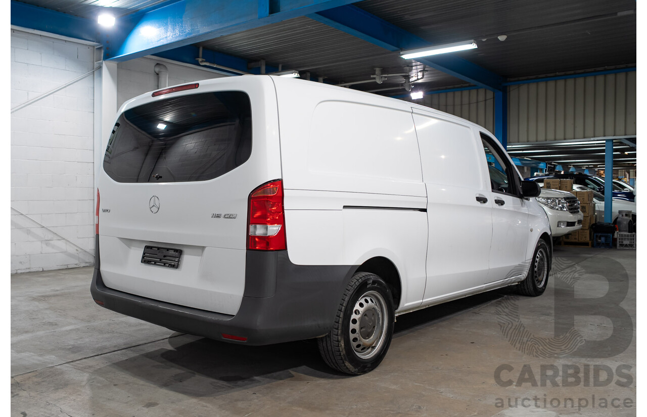 3/2017 Mercedes-Benz Vito 116 BLUETEC LWB 447 4d Van White 2.1L