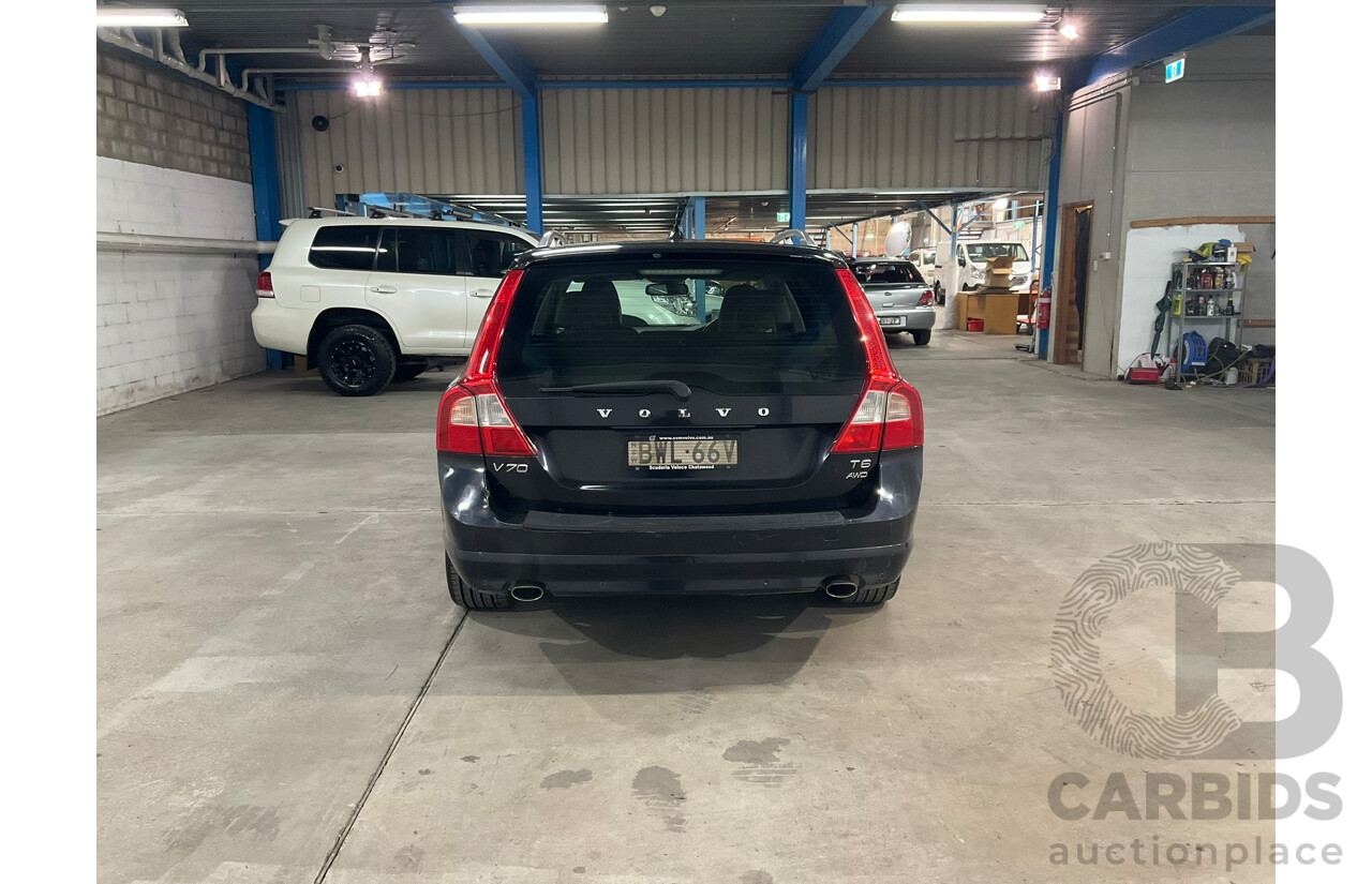 05/2011 Volvo V70 T6 AWD BW MY11 4d Wagon Black Turbo 3.0L