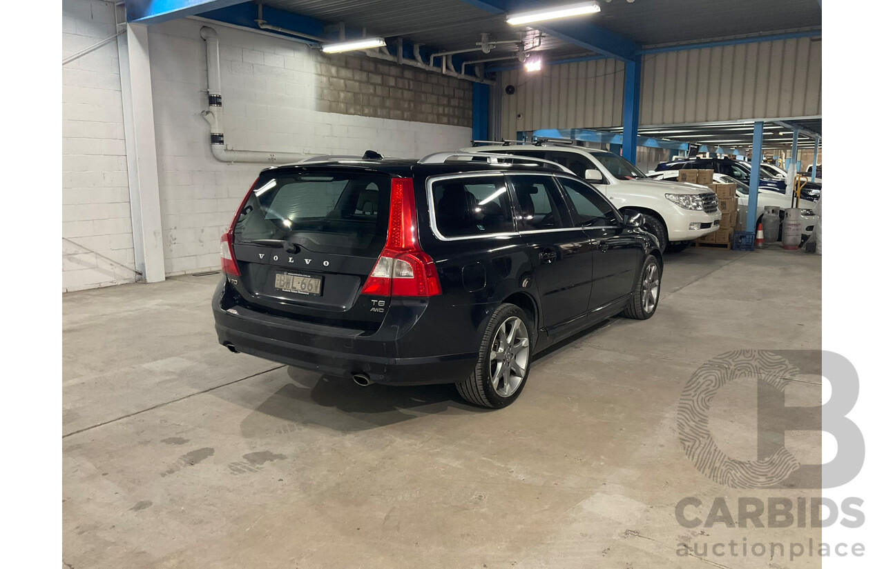 05/2011 Volvo V70 T6 AWD BW MY11 4d Wagon Black Turbo 3.0L