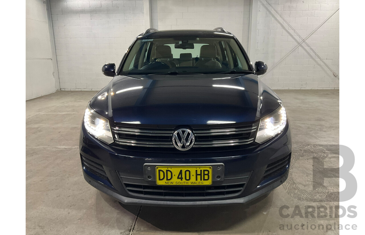 02/2012 Volkswagen Tiguan 103 TDI AWD 5NC MY12 4d Wagon Blue Turbo Diesel 2.0L