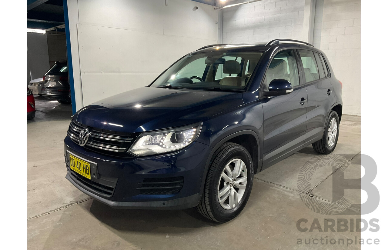 02/2012 Volkswagen Tiguan 103 TDI AWD 5NC MY12 4d Wagon Blue Turbo Diesel 2.0L