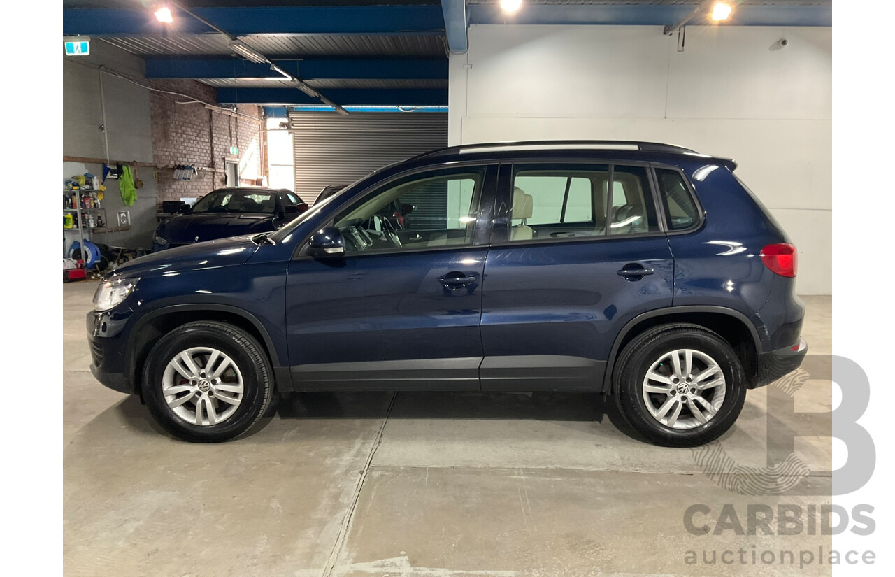 02/2012 Volkswagen Tiguan 103 TDI AWD 5NC MY12 4d Wagon Blue Turbo Diesel 2.0L