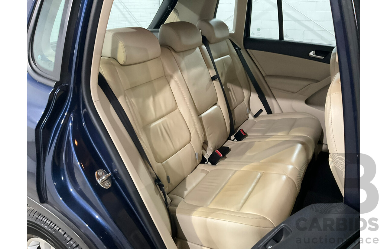 02/2012 Volkswagen Tiguan 103 TDI AWD 5NC MY12 4d Wagon Blue Turbo Diesel 2.0L