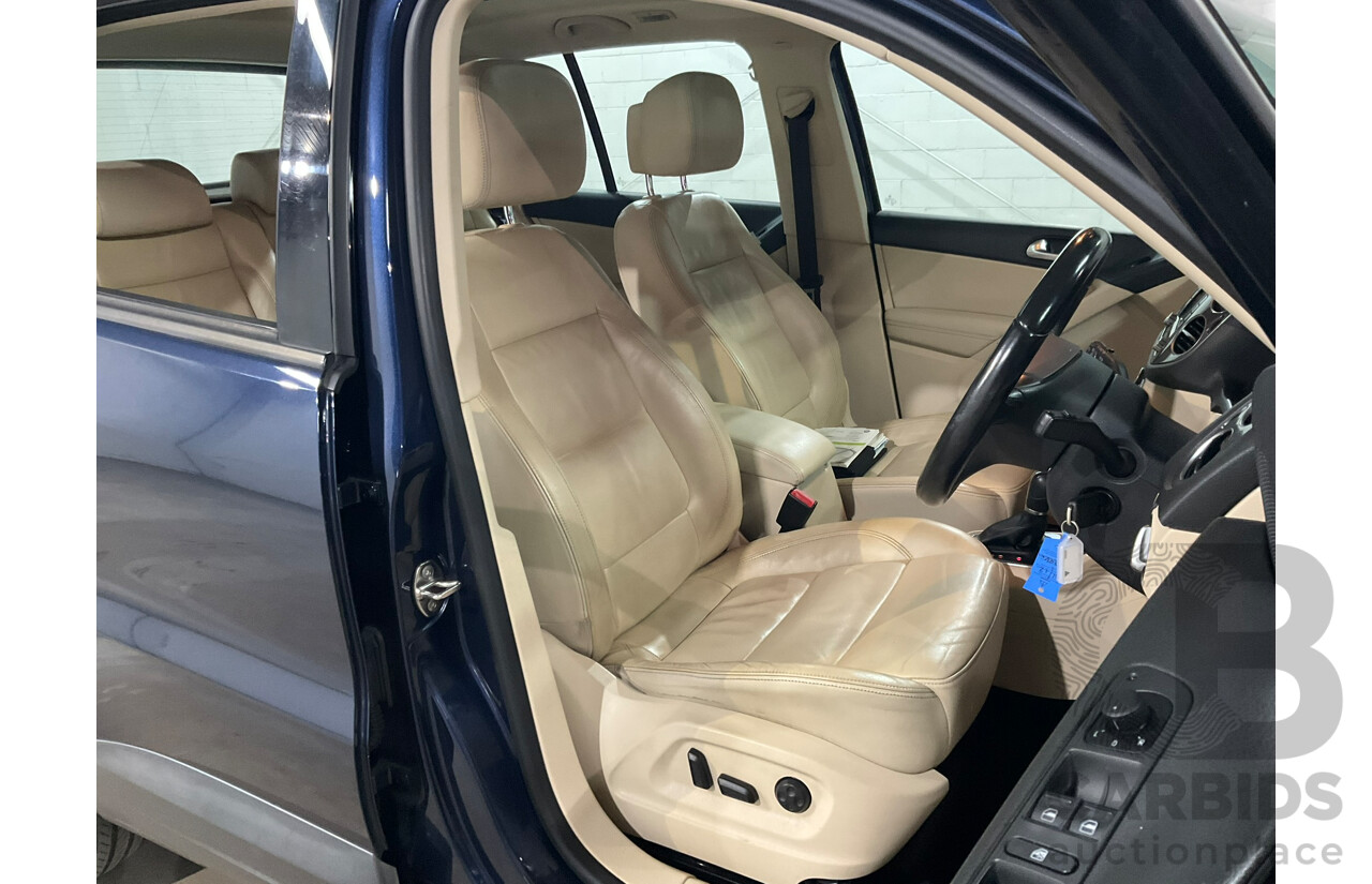 02/2012 Volkswagen Tiguan 103 TDI AWD 5NC MY12 4d Wagon Blue Turbo Diesel 2.0L