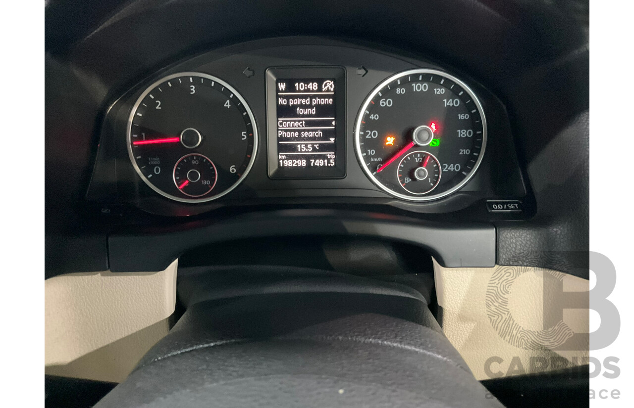 02/2012 Volkswagen Tiguan 103 TDI AWD 5NC MY12 4d Wagon Blue Turbo Diesel 2.0L