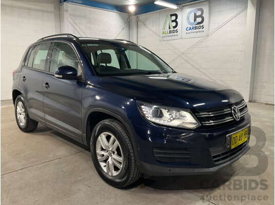 02/2012 Volkswagen Tiguan 103 TDI AWD 5NC MY12 4d Wagon Blue Turbo Diesel 2.0L
