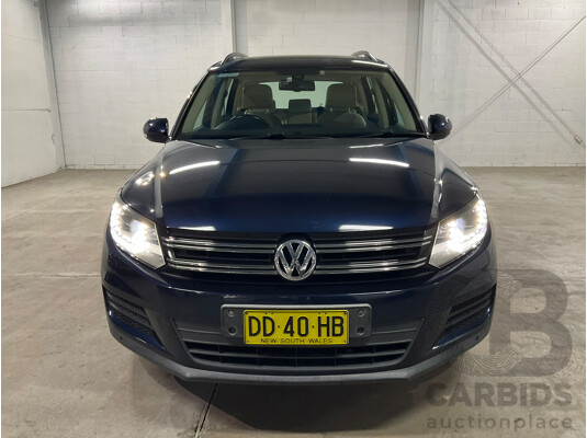 02/2012 Volkswagen Tiguan 103 TDI AWD 5NC MY12 4d Wagon Blue Turbo Diesel 2.0L