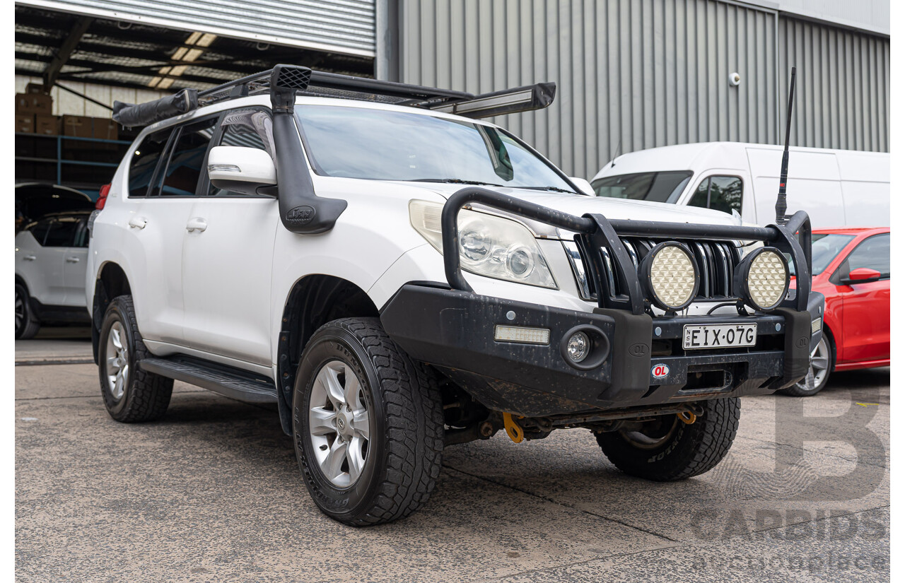 07/2012 Toyota Landcruiser Prado GX (4x4) KDJ150R 11 Upgrade 4d Wagon white 3.0L