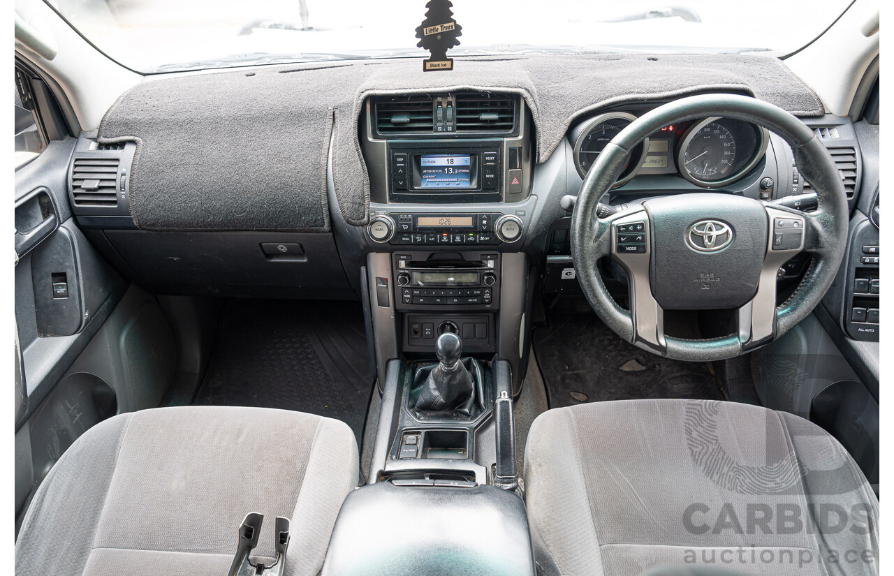 07/2012 Toyota Landcruiser Prado GX (4x4) KDJ150R 11 Upgrade 4d Wagon white 3.0L