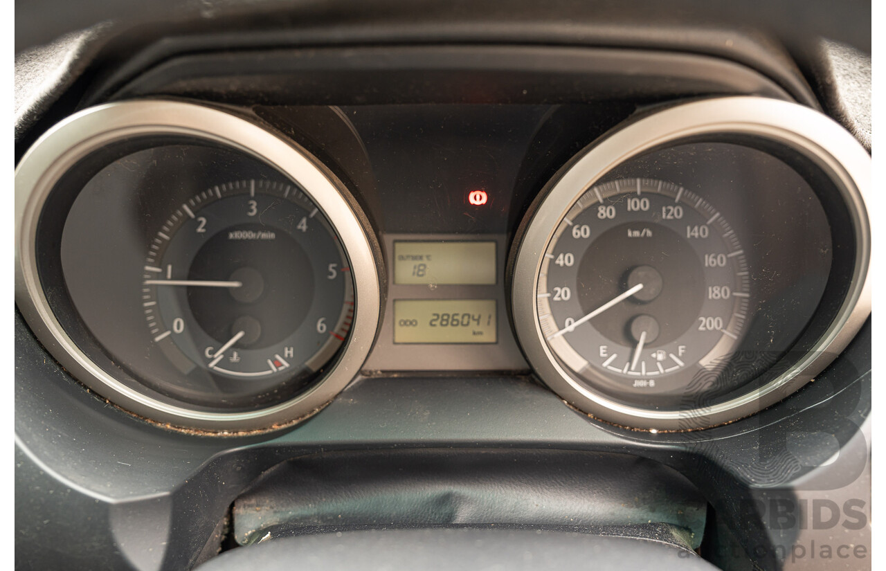07/2012 Toyota Landcruiser Prado GX (4x4) KDJ150R 11 Upgrade 4d Wagon white 3.0L