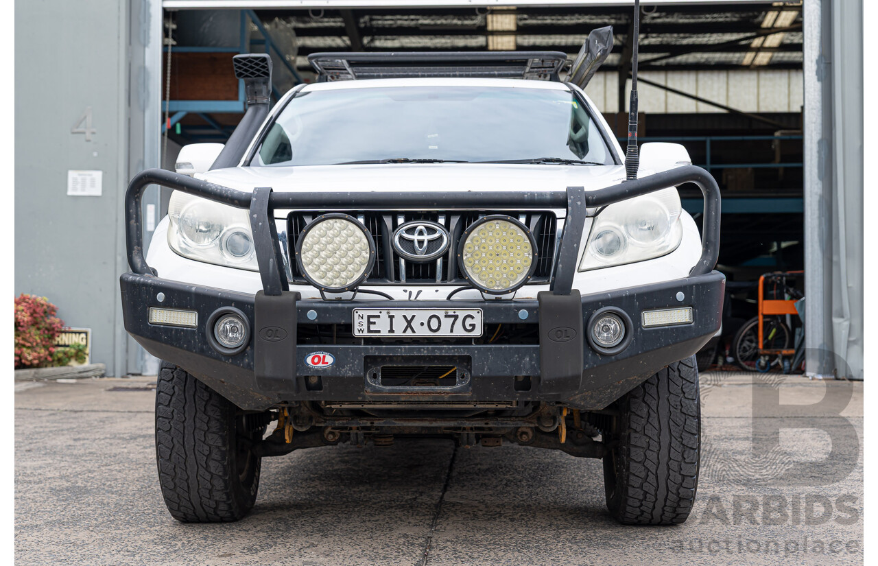 07/2012 Toyota Landcruiser Prado GX (4x4) KDJ150R 11 Upgrade 4d Wagon white 3.0L