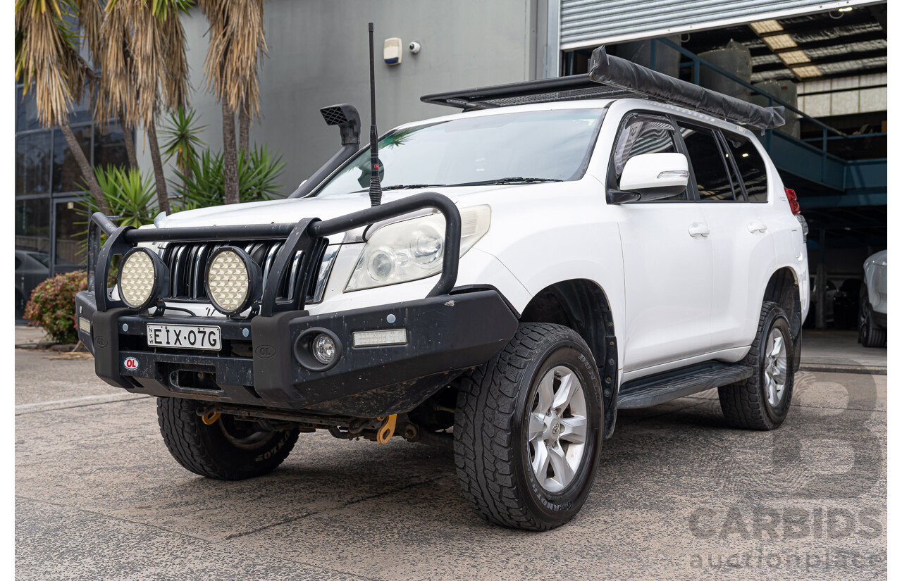 07/2012 Toyota Landcruiser Prado GX (4x4) KDJ150R 11 Upgrade 4d Wagon white 3.0L