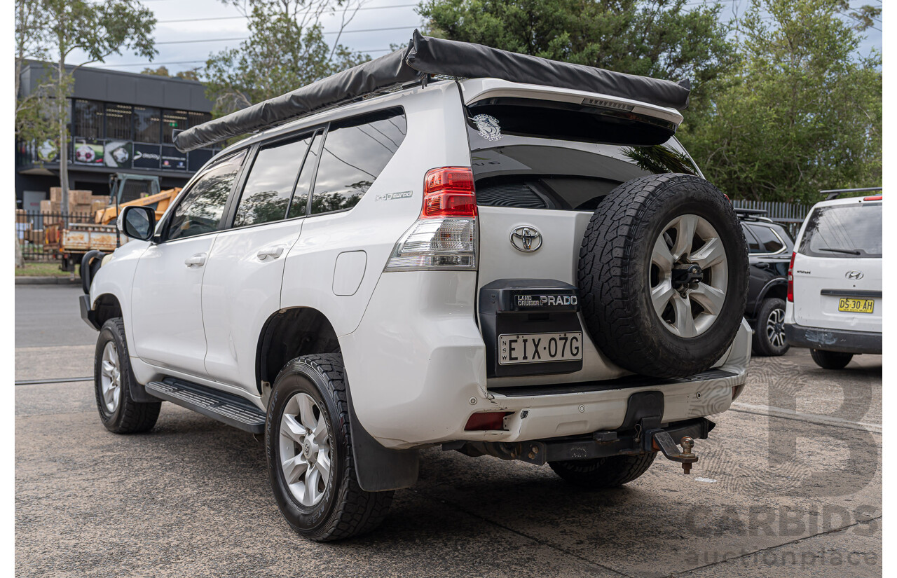 07/2012 Toyota Landcruiser Prado GX (4x4) KDJ150R 11 Upgrade 4d Wagon white 3.0L