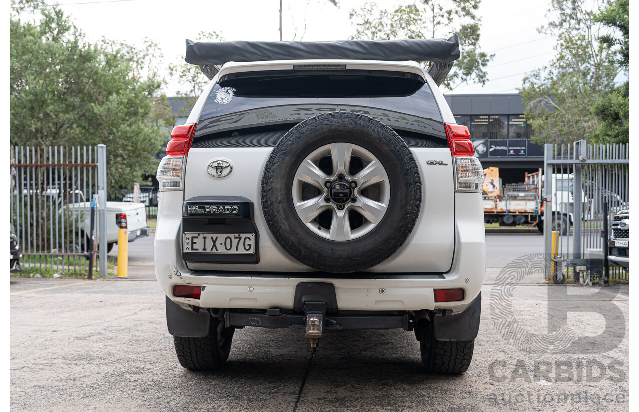 07/2012 Toyota Landcruiser Prado GX (4x4) KDJ150R 11 Upgrade 4d Wagon white 3.0L