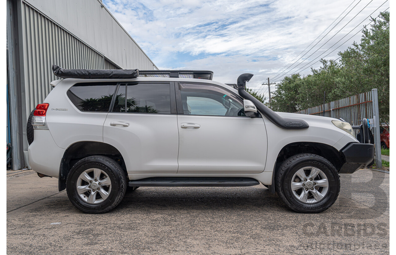 07/2012 Toyota Landcruiser Prado GX (4x4) KDJ150R 11 Upgrade 4d Wagon white 3.0L